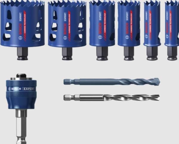 Bosch tilbehør EXPERT Tough 2608900445 Hulsavsæt 9 stk 22 mm, 25 mm, 35 mm, 51 mm, 60 mm, 68 mm 9 stk.