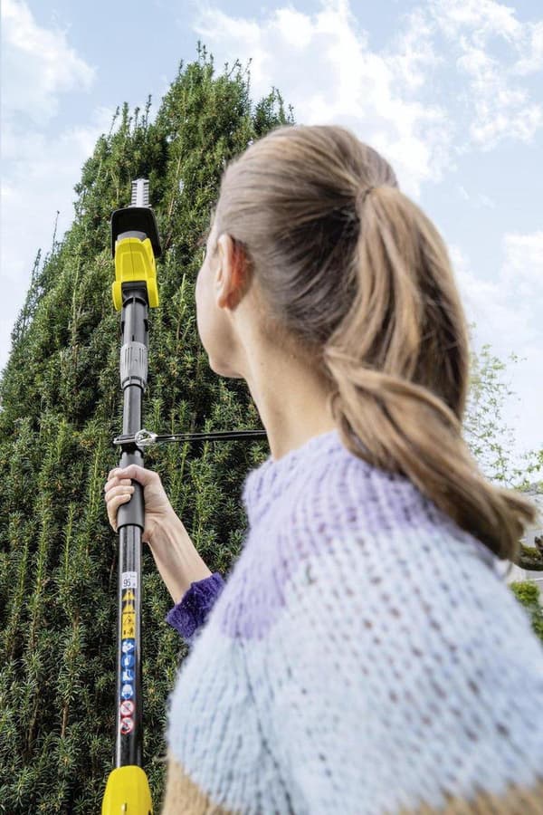 Kärcher PHG 45 Teleskopbatteri Häcksax - 18 Volt - Exklusivt batteri och laddare - 45 cm svärd