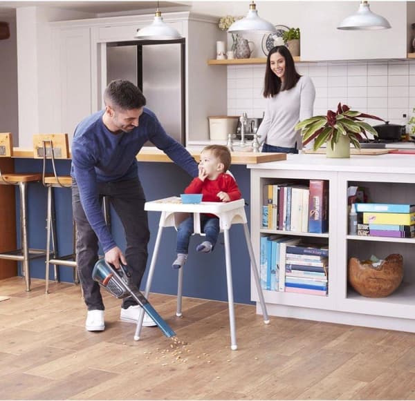 BLACK+DECKER BHHV520BT-QW - Handhållen tjuv - 18V - 700ml uppsamlingsbehållare