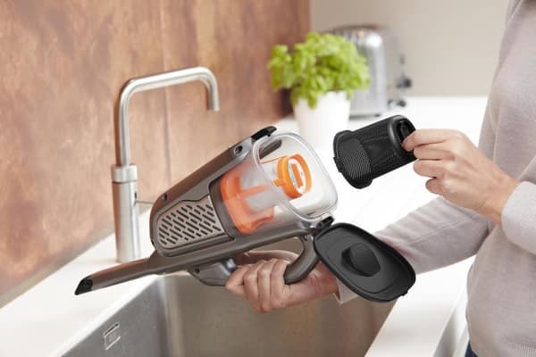 BLACK+DECKER BHHV520BT-QW - Handhållen tjuv - 18V - 700ml uppsamlingsbehållare