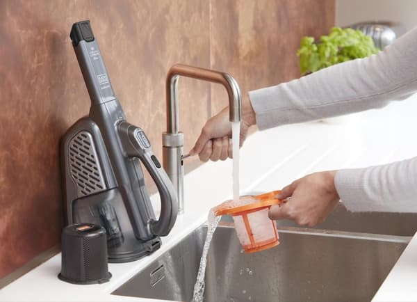 BLACK+DECKER BHHV520BT-QW - Handhållen tjuv - 18V - 700ml uppsamlingsbehållare