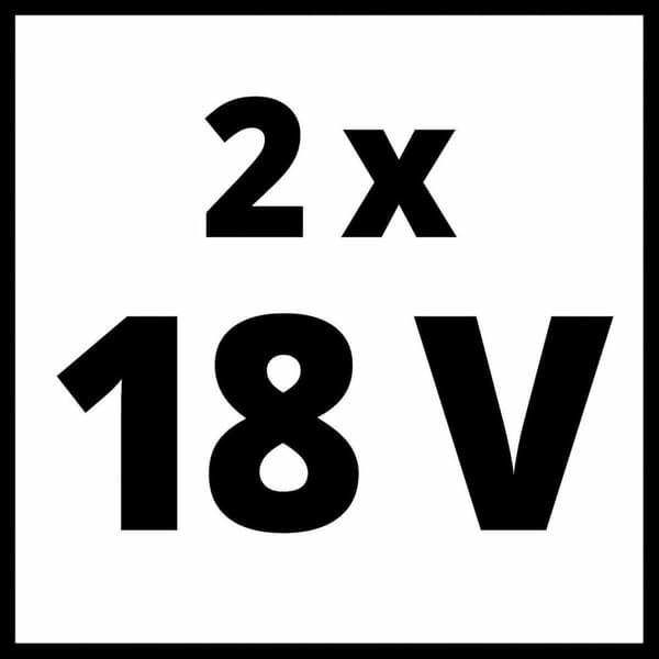 Einhell PXC-Starter-Kit 2x 3Ah & 30min PXC Kit 4512098 Batteri och batteriladdare för verktyg 18 V 3,0 Ah Li-ion