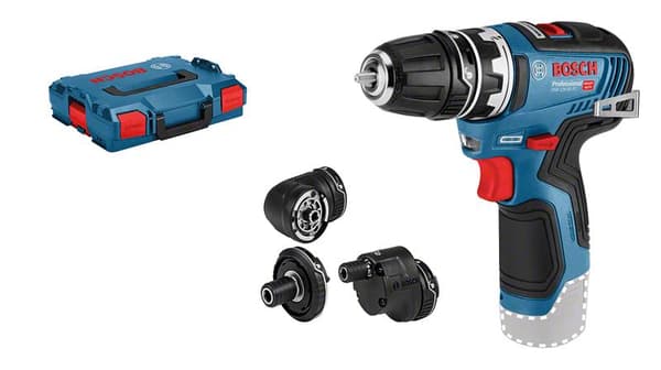 Bosch GSR 12V-35 FC Professional - bore-/skruetrækker - akku - 2 hastigheder - patronnøgle 10 mm - 35 N m - uden batteri - 12 V (06019H3003)