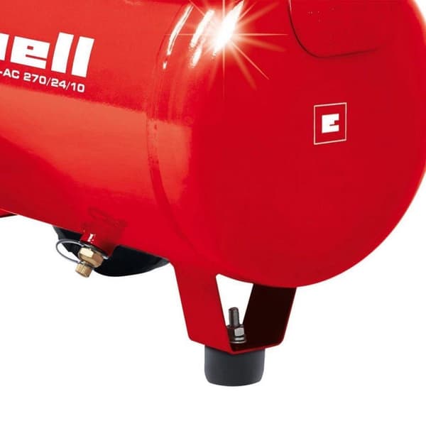 Einhell TE-AC 270/24/10 Kompressor - 1800 W - 24 L - Max. arbetstryck: 10 bar - Olja smord