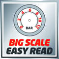 Miniatyrbild 6 av 10: Einhell TE-AC 270/24/10 Kompressor - 1800 W - 24 L - Max. arbetstryck: 10 bar - Olja smord