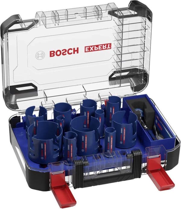 Bosch tilbehør EXPERT Construction 2608900489 Hulsavsæt 15 stk 20 mm, 22 mm, 25 mm, 32 mm, 35 mm, 40 mm, 44 mm, 51 mm, 60 mm, 68 mm, 76 mm 15 stk.