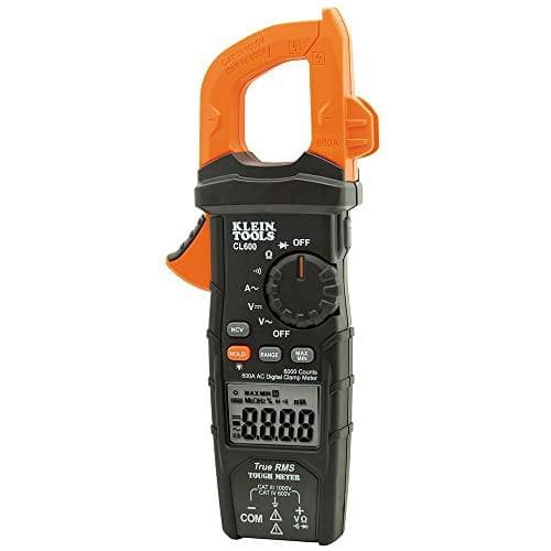 KLEIN TOOLS CL600 600 A AC Auto-Range Digital Current Clamp (CL600)