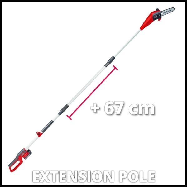 Einhell GC-LC 18/20 Li T Solo Batteri Teleskopkædesav