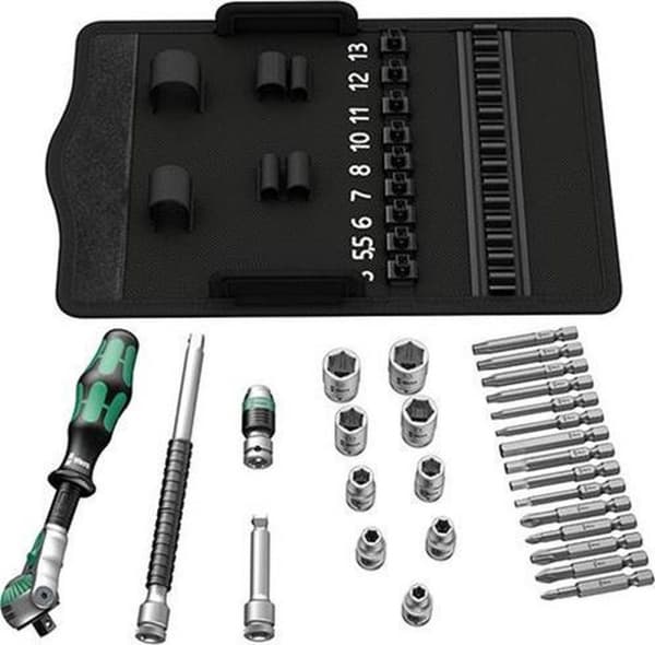 Wera Ratchet Set Zyklop Speed1/4''