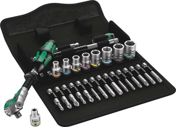 Wera Ratchet Set Zyklop Speed1/4''