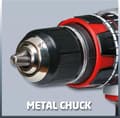 Miniatyrbild 4 av 8: Einhell TE-CD 18 Li-i BL SOLO Sladdlös slagborr/skruvmejsel Power-X-Change - Borstlös - 18 V / Li-Ion - Max. vridmoment: 60 Nm - Utan batteri & laddar