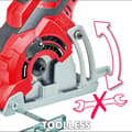 Miniatyrbild 3 av 10: Einhell TC-CS 89 mini handhållen cirkelsåg