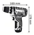 Miniatyrbillede 5 af 6: Bosch Professional GSR 12-2-LI Akku boremaskine - 12 V - Uden batteri og oplader - Med L-BOXX