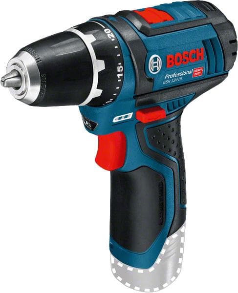 Bosch Professional GSR 12-2-LI Akku boremaskine - 12 V - Uden batteri og oplader - Med L-BOXX