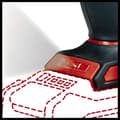 Miniatyrbild 6 av 6: EINHELL TP-CD 18/60 Li Brushless Solo - sladdlös borrmaskin (18V Power X-Change - borstlös 2-växlad motor - 60Nm - LED-ljus - utan batteri och laddare