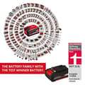 Miniatyrbild 2 av 6: Einhell originalladdare Power X-Quattrocharger 4A Power X-Change (Li-Ion, 18V, samtidig laddning av 2x2 batterier, batteriövervakning, intelligent lad
