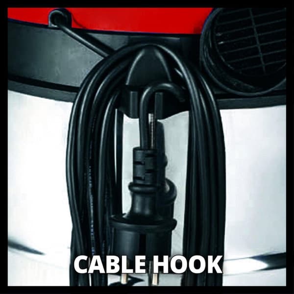 Einhell våd-/tørstøvsuger - TC-VC 1820 SA - 1250W - 20L - Integreret fatning