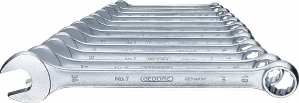 Gedore 6091530 Kombinyckelsats 12-delad 6 - 19 mm