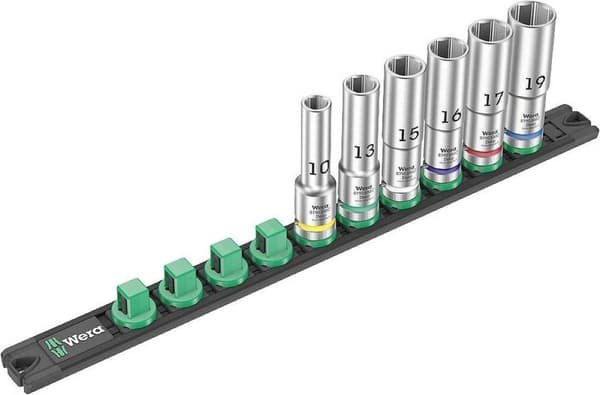 Wera C Deep 05005470001 Topnøglesæt Inch 1/2 6-delt