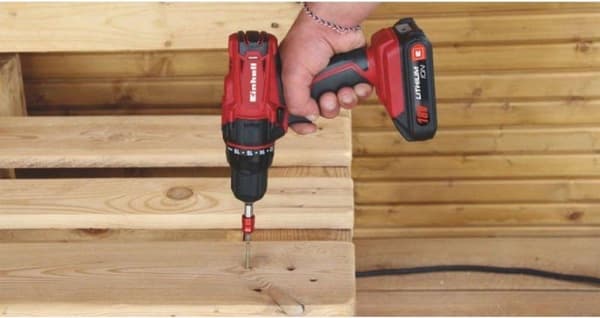 Einhell Akku bore- og skruetrækker 18 V – Med batterier og oplader