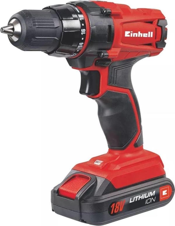 Einhell Akku bore- og skruetrækker 18 V – Med batterier og oplader