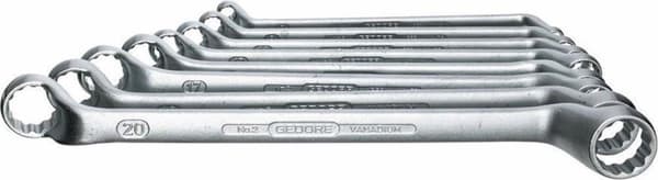 Gedore Ringnyckelsats 2-8 6-22mm 8st