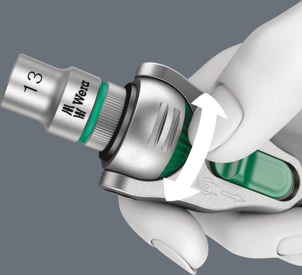 Wera 05051045001 Kraftform Kompakt 26-delad Zyklop Speed verktygssats i fodral