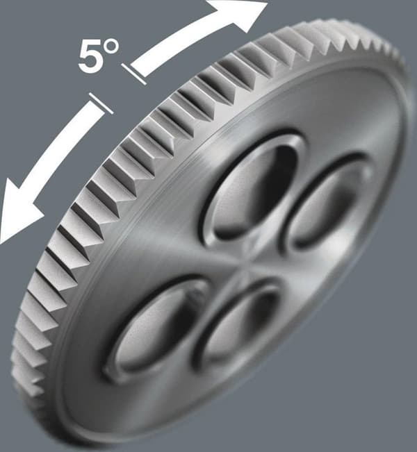 Wera 05051045001 Kraftform Kompakt 26-delad Zyklop Speed verktygssats i fodral