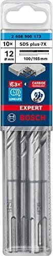 Bosch Expert SDS-plus-7X - bor - til beton, armeret beton, granit, hærdet beton, gnejs - hammerbor - 12 mm - SDS-plus - længde: 165 mm (pakke med 10)
