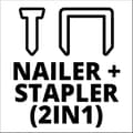 Miniatyrbillede 7 af 10: Einhell Tacker TE-CN 18 Li Solo Power X-Change (Li-Ion, 18V, tacker, maks. 20 skud i minuttet, inkl. 300 søm, inkl. 300 hæfteklammer, uden batteri og