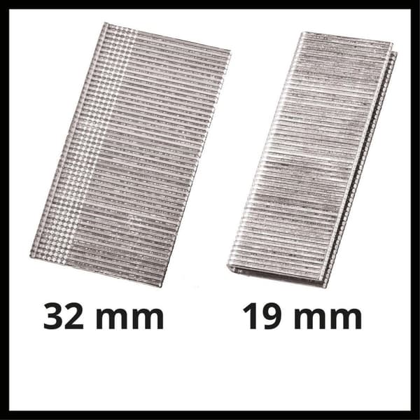 Einhell Tacker TE-CN 18 Li Solo Power X-Change (Li-Ion, 18V, tacker, maks. 20 skud i minuttet, inkl. 300 søm, inkl. 300 hæfteklammer, uden batteri og