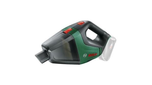 Bosch UniversalVac 18 Trådløs Håndstøvsuger - Inkl. omfattende tilbehørssæt - Separat hus (leveres uden 18 V batteri og oplader) Sort, Grøn