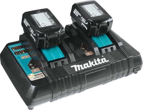 Makita DC18RD 14,4V/18V Li-ion Twin Port Hurtigoplader