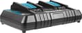 Miniatyrbillede 8 af 11: Makita DC18RD 14,4V/18V Li-ion Twin Port Hurtigoplader