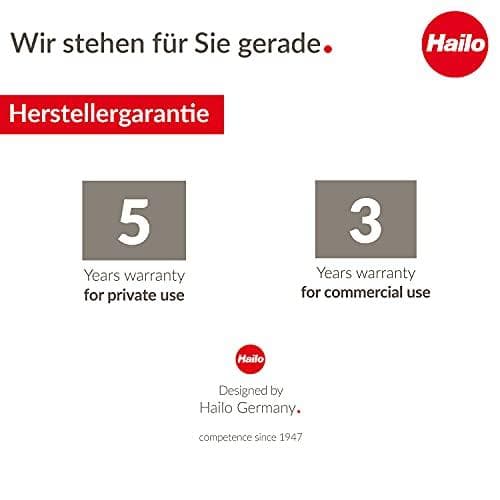 Hailo affaldssækkeholder ProfiLine WS 120 Uno, støvet grå aluminiumsrørramme, dæksel, ramme og bundplade lavet af - 1 stk (0912-110)