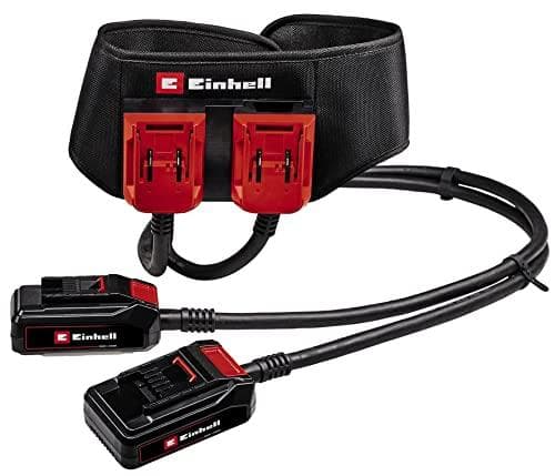 EINHELL GE-PB 36/18 Li - batteribälte för 36V & 18V enheter (Power X-Change - 2x batteriplatser - 150cm anslutningskabel - 150cm höftbälte - utan batt