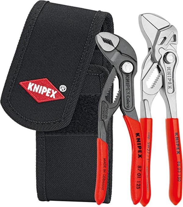 Knipex 002072V01 2-delad tångset i bältesväska