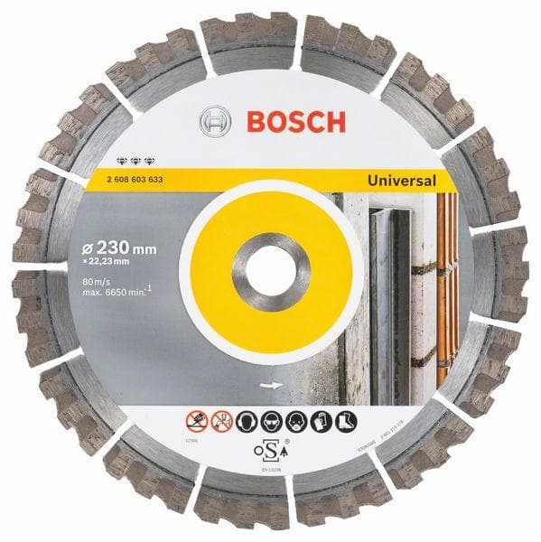 Bosch Best for Universal - Diamantskæreskive - til beton, murværk, generelle byggematerialer - 230 mm (2 608 603 633)