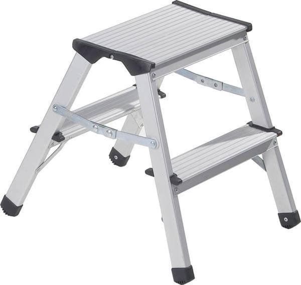 Westfalia Aluminium hopfällbar stege höjd 44 cm, upp till 150 kg last
