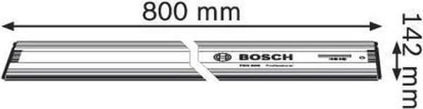 Bosch Professional FSN RA 32 800 Ohjainkisko 32-reikäisellä ristikolla - 800 mm pitkä