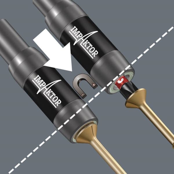 Wera 05057690001 30-delt Bitcheck Impaktor 1 bit sæt - PH/PZ/TX/HX