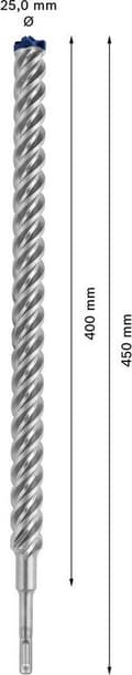 Miniatyrbillede 4 af 6: Bosch 2608900151 EKSPERT Slagboremaskine SDS plus-7X 25x400x450mm