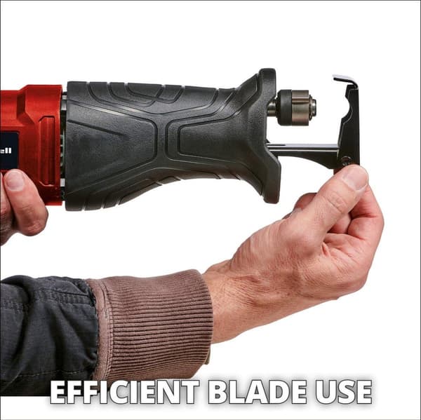 Einhell-mäntäsaha TC-AP 690 E (690 W, iskunkorkeus 20 mm, suurin tyhjäkäyntinopeus 2800 rpm, leikkaussyvyys 115 mm puussa)