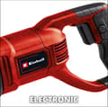 Pikkukuva 2 / 9: Einhell-mäntäsaha TC-AP 690 E (690 W, iskunkorkeus 20 mm, suurin tyhjäkäyntinopeus 2800 rpm, leikkaussyvyys 115 mm puussa)