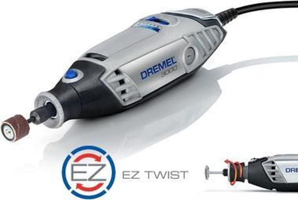 Dremel 3000 Multiværktøj - Roterende - 130 W - Med 15 tilbehør og pose