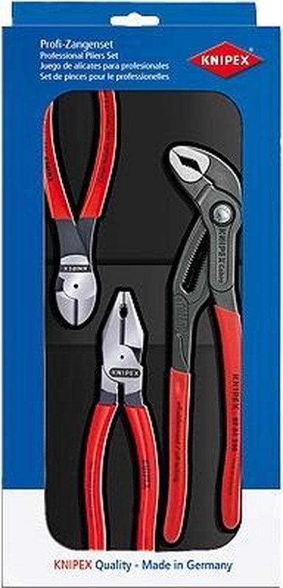 Knipex 00 20 10 verkstadstångset, 3 st