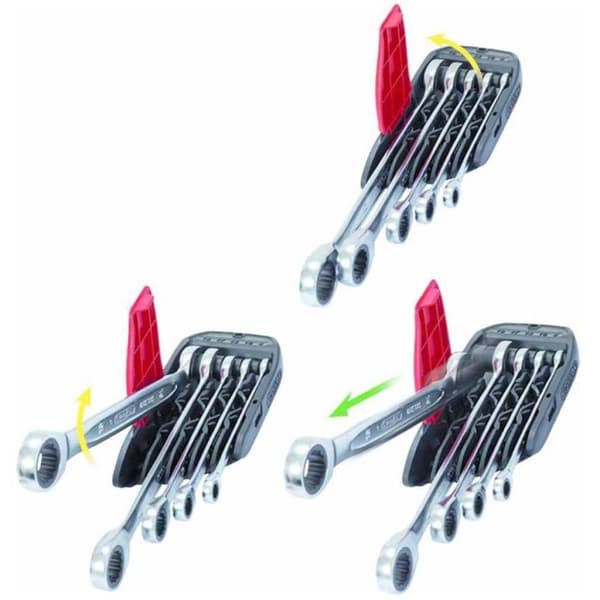 KS Tools 503.4255 GEARplus Skraldekombinøglesæt, 5 stk., 8-19mm