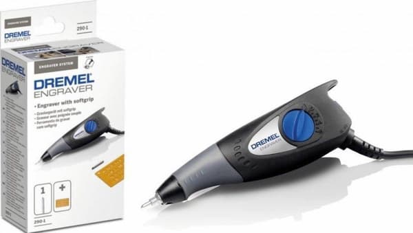 Dremel kaiverruskynä 290 - 35 W - Sisältää kaiverruskärjen ja kaiverrusmallit
