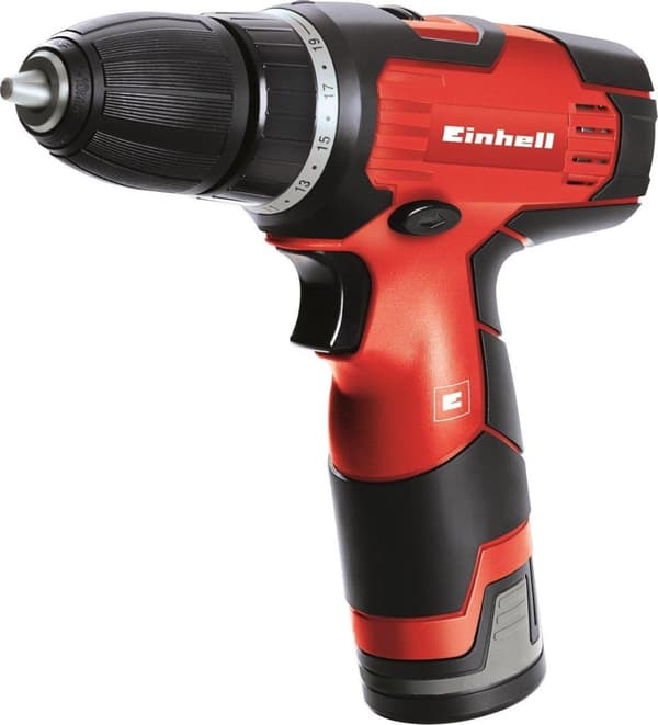 EINHELL akkupora/ruuvimeisseli TH-CD 12-2 Li - 12 V - 24 Nm - Sisältää 1x 1,3 Ah akun / 1x laturin / kotelo