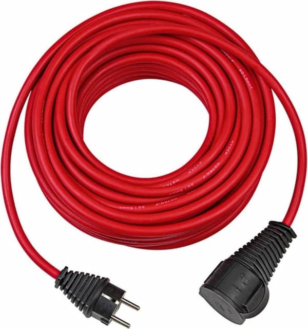 Brennenstuhl Jatkojohto IP44 - Sopii ulkokäyttöön - Punainen - 3x1,5mm2 - 25 metriä